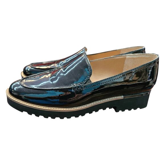 Franco Sarto Balin Black Platform Loafers Womens Size 8 New No Box - Picture 4 of 8